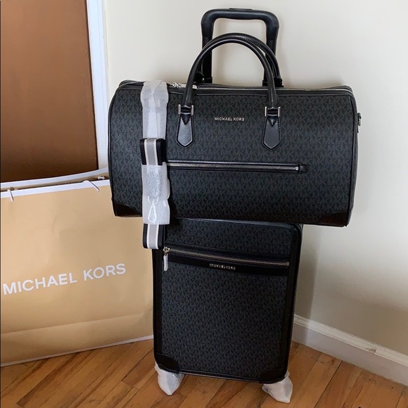 Michael Kors Bags Michael Kors Carry On Luggage Trolleyduffle Black
